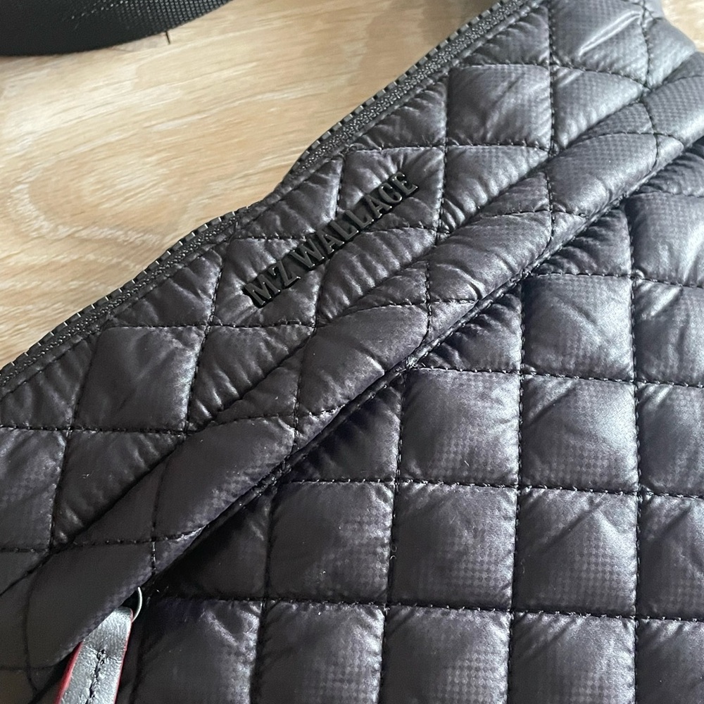 NWT MZ Wallace Black Metro Flat Crossbody - brand new, never used!